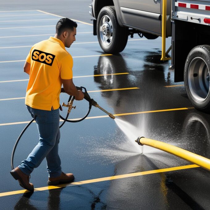 Commercial pressure cleaning